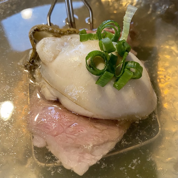 牡蠣しゃぶLover's 出汁にくぐらせた牡蠣と肉